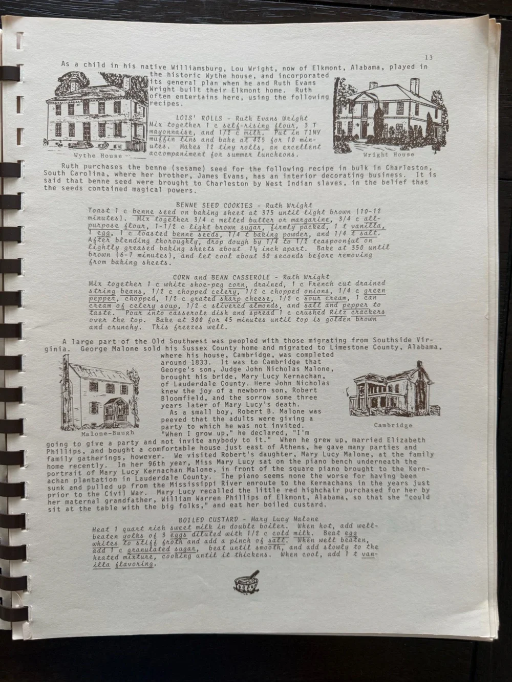 Vintage Heritage Trails Ramblin' Recipes Cookbook
